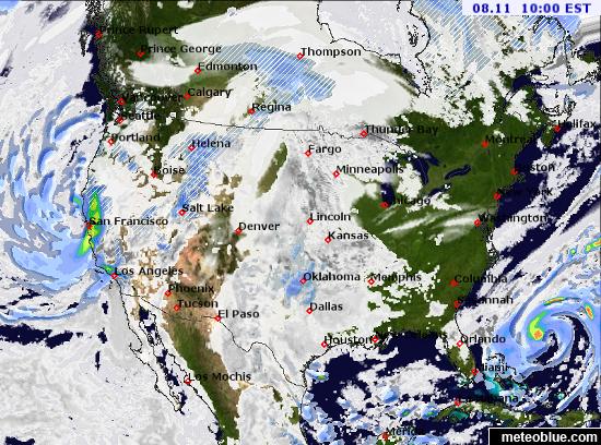 Mapy Pogody Stany Zjednoczone Meteoblue