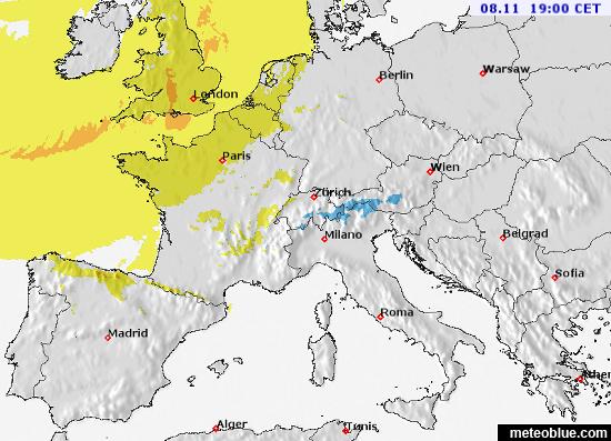 Európa Időjárási Térkép