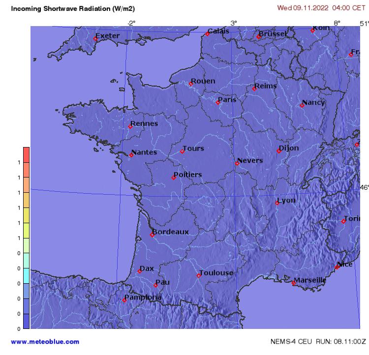 weather maps france meteoblue