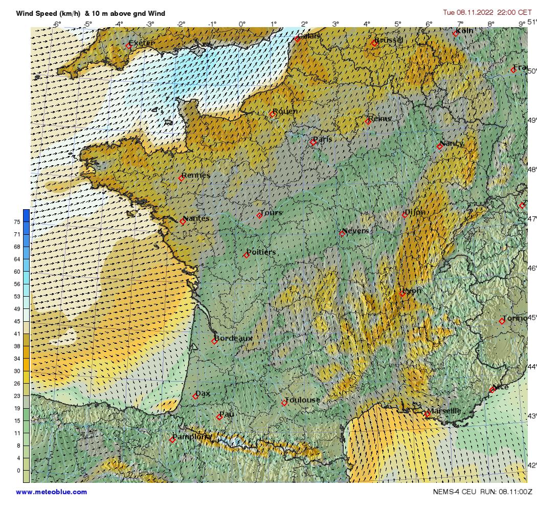 Cartes Meteo France Meteoblue