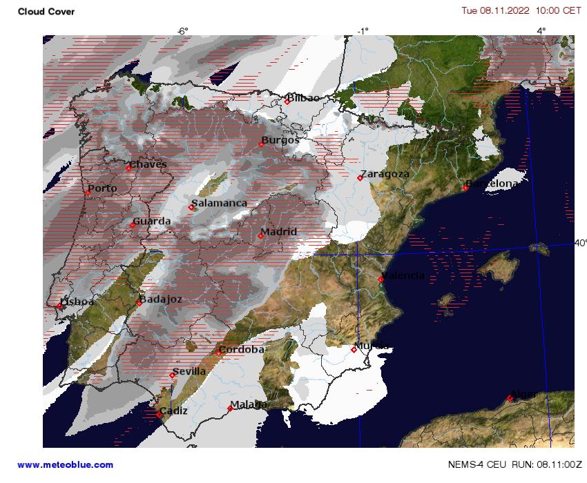 Weather Maps Spain And Portugal Meteoblue