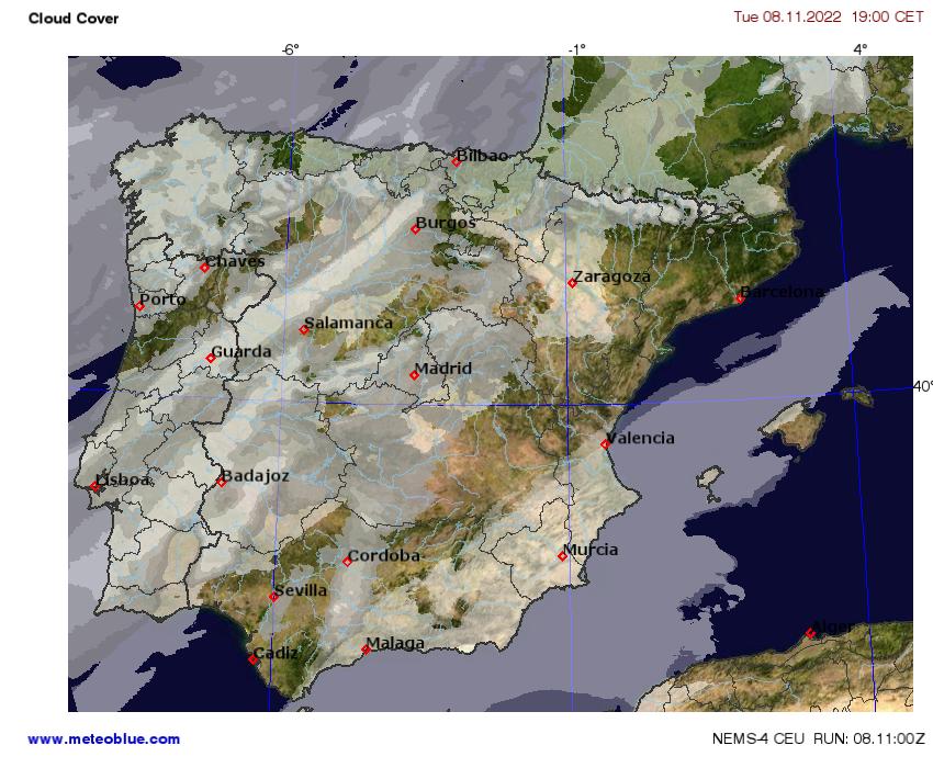 Weather Maps Spain And Portugal Meteoblue