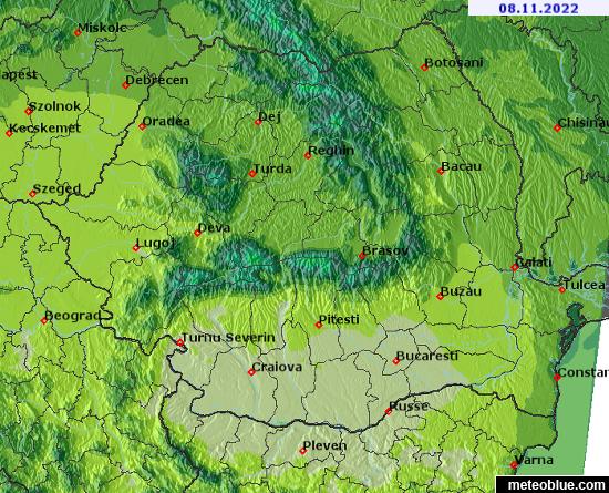 Wetterkarten Rumanien Meteoblue