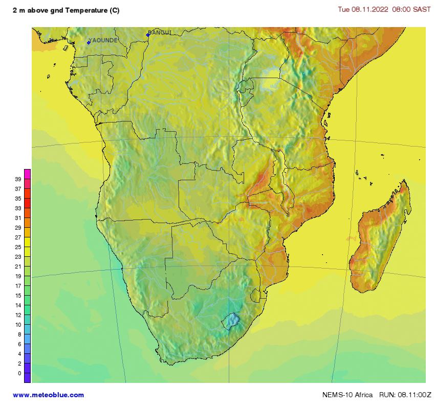 Actualité Météo : Gigantesques incendies en Afrique du Sud ...