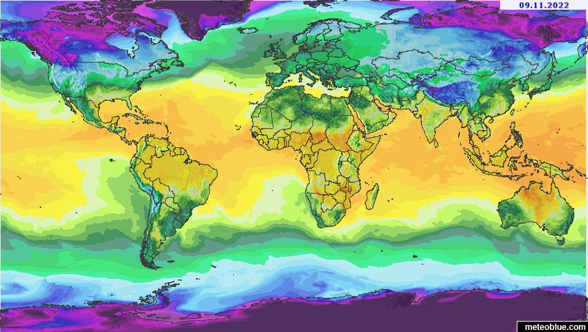 Weather Maps World Meteoblue